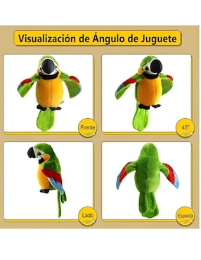 Peluche de loro Xtellar de 22 cm