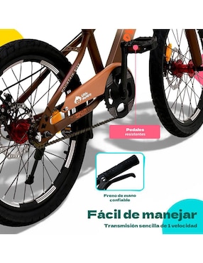 Bicicleta infantil Little Monkey rodada 20 unisex