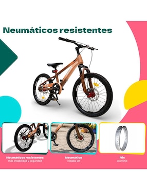 Bicicleta infantil Little Monkey rodada 20 unisex