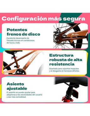 Bicicleta infantil Little Monkey rodada 20 unisex