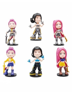 Set figuras acción Kpop Demon Hunters Mira Generica