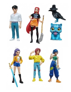 Set figuras acción Kpop Demon Hunters Generica