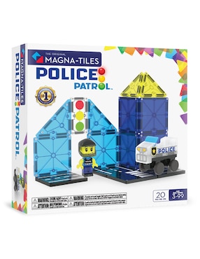 Magnatiles Magna-Tiles Police Patrol set de 20 piezas 252020PO