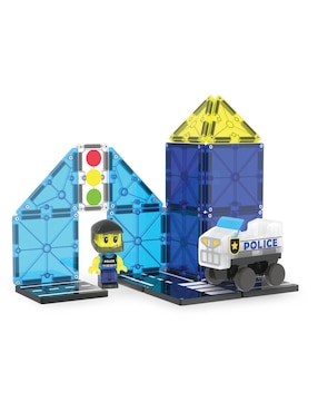 Magnatiles Magna-Tiles Police Patrol set de 20 piezas 252020PO