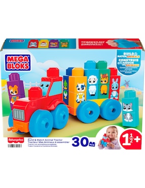 Mega Bloks Tractor de Animalitos JKG33