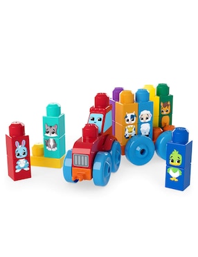 Mega Bloks Tractor de Animalitos JKG33