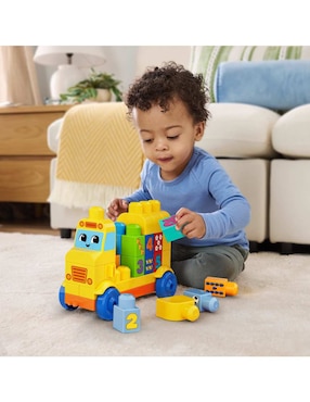 Mega Bloks Autobús arma y cuenta JKG34 Fisher -Price