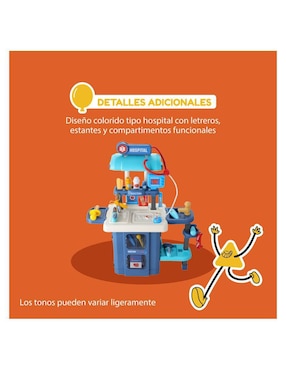 Set medico 3 en 1 Kinene juego de rol para niños