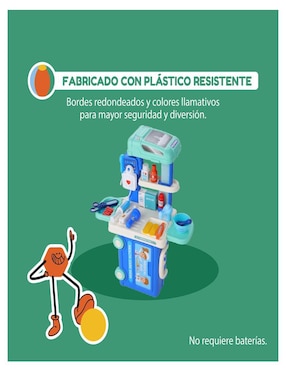 Autobus Hospital 3 en 1 Kinene juego de rol para niños