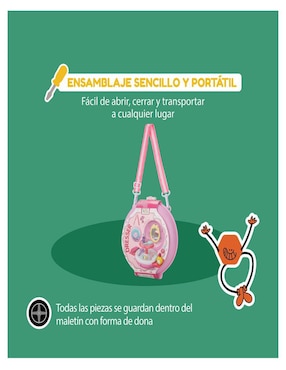 Encantador Set de Maquillaje 2 en 1 Kinene juego de rol para niños