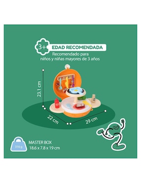 Dona cocina 2 en 1 Kinene juego de rol para niños