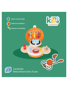 Dona cocina 2 en 1 Kinene juego de rol para niños