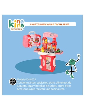 Kitchen bus 3 en 1 Kinene juego de rol para niños