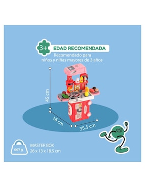 Kitchen bus 3 en 1 Kinene juego de rol para niños