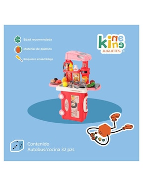 Kitchen bus 3 en 1 Kinene juego de rol para niños