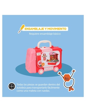 Kitchen bus 3 en 1 Kinene juego de rol para niños