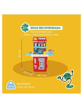 Set 4 en 1 maleta de juegos Kinene juego de rol para niños