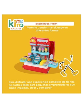 Set 4 en 1 maleta de juegos Kinene juego de rol para niños