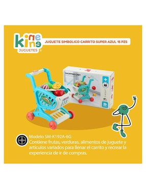 Carrito de compras Kinene juego de rol para niños