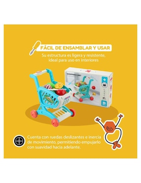 Carrito de compras Kinene juego de rol para niños