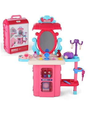 Set de tocador 3 en 1 estilismo Kinene juego de rol para niños