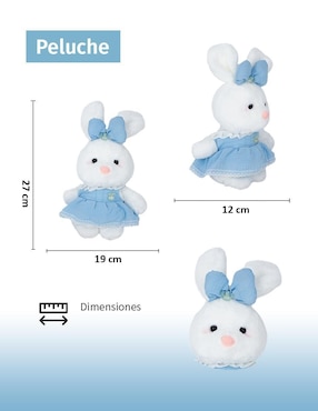 Peluche Conejo Importadora la Merced de 27 cm