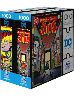 Set rompecabezas Superhéroes DC comics Superman y Batman Spin Master 2000 piezas