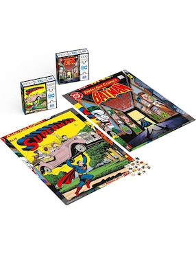Set rompecabezas Superhéroes DC comics Superman y Batman Spin Master 2000 piezas