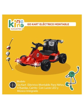 Automóvil montable con control remoto Kinene de batería unisex