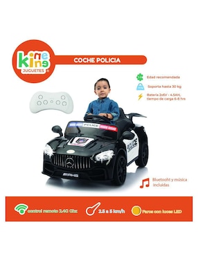 Automóvil montable con control remoto Kinene de batería para niño
