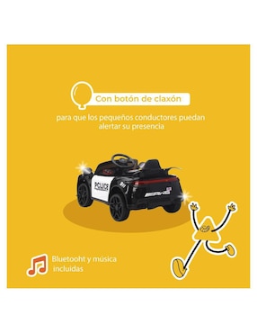 Automóvil montable con control remoto Kinene de batería para niño