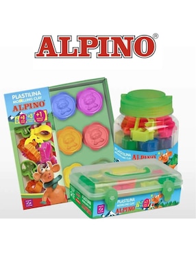 Alpino Set en Estuche regalo Plastilina Pingüe