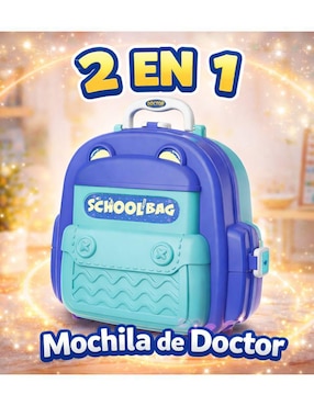 Kit médico School Back Cure Doctor Magicamente juego didáctico unisex