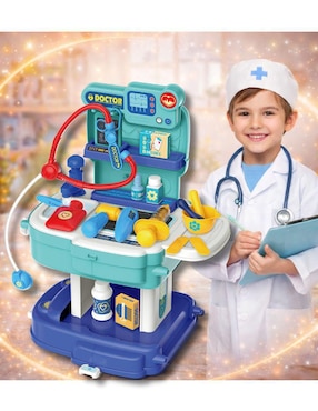 Kit médico School Back Cure Doctor Magicamente juego didáctico unisex