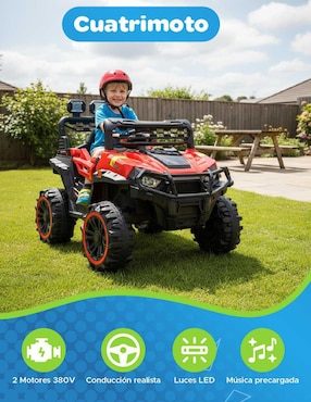 Automóvil montable con control remoto Yei recargable unisex