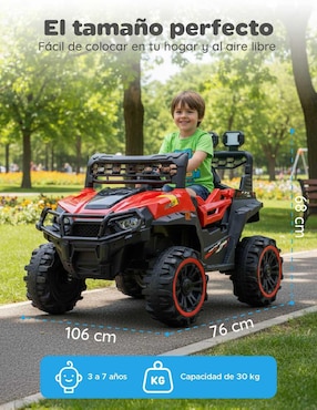 Automóvil montable con control remoto Yei recargable unisex