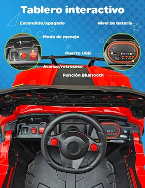 Automóvil montable con control remoto Yei recargable unisex
