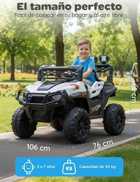 Automóvil montable con control remoto Yei recargable unisex