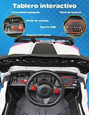 Automóvil montable con control remoto Yei recargable unisex