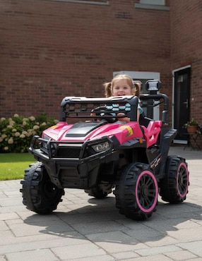Automóvil montable con control remoto Yei para niña