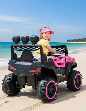 Automóvil montable con control remoto Yei para niña