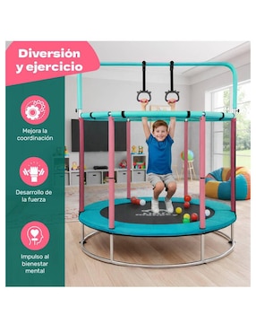 Rampolín Infantil Multijuegos 142 cm Little Monkey