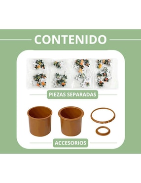 Rompecabezas Maceta de plástico: flores en el verano Piece Relax 80 piezas