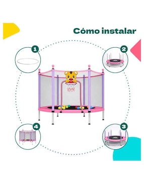 Trampolín Little Monkey Mkz-Trampibasros