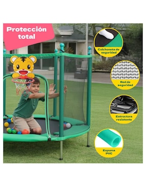 Trampolín Infantil 142 cm Little Monkey