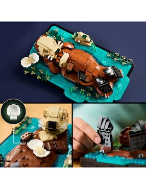 Lego Nutrias de Mar a Flote 21366