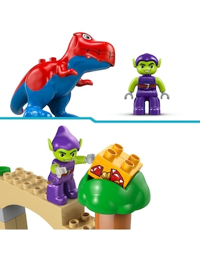 Set construcción Lego Duplo Marvel Dinosaurio Spidey-Rex vs Duende Verde 10463 Disney TM