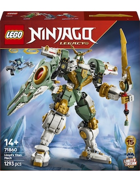Lego Lego Ninjago Robot Titánico de LIoyd: 15 aniversario 71860 Ninjago