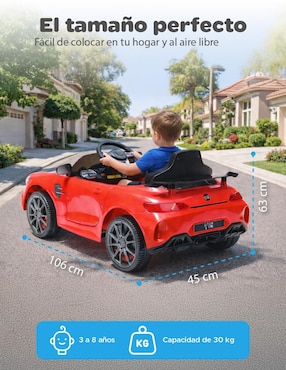 Automóvil montable con control remoto Yei recargable unisex