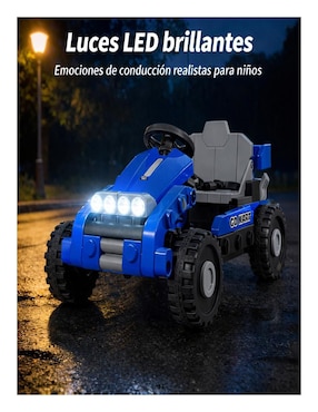 Automóvil montable con control remoto Little Monkey recargable unisex